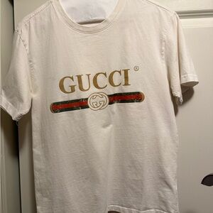 Gucci Off-White Logo Tee